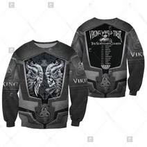 오토바이 방한복 남자 바이킹 3D 프린트 풀오버 후드 의류 가을/겨울 2021 핫 트렌드 패션 매칭 얇은 스타, 06 WJ529