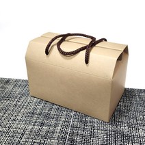 끈상자(크라프트) 대 / 선물상자 포장박스 머그컵상자 손잡이상자 끈달린상자 어린이집 답례품 포장상자