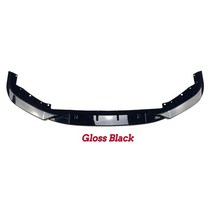 앞 범퍼 Sim 스플리터 디퓨저 바디 키트 스포일러 가드 보호 BMW 5 시리즈 G30 525i 530i 2017 2018 2019 2020, [01] Gloss Black