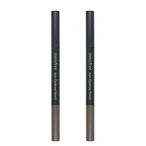 이니스프리 납작 아이브로우 펜슬 0.3g, 3호 꿈꾸는 새벽녘 그레이, 2개