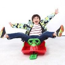 어린이 스노우보드 핸들 스키카 눈썰매 레드 겨울눈썰매/어린이눈썰매/1인용눈썰매/5인용눈썰매/어린이썰매/눈썰매장갑/눈썰매용품/플라스틱썰매/갯벌체험/스키