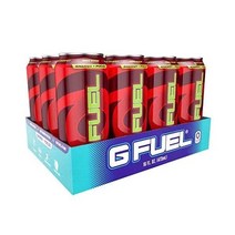 G 사워 체리 무설탕 에너지 드링크 16온스 12개 팩, 사워 체리_16 Fl Oz(12개 팩)