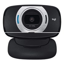 Logitech HD Laptop 웹캠C615 with Fold-and-Go Design 360-Degree Swivel 1080p 카메라, C615