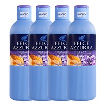 펠체아주라 향좋은 바디워시 바디클렌져 650ml 허니&라벤더 X4개 이탈리아 직수입, 4개