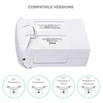 드론 배터리 drone battery 152V 5870mAh5350mah Lipo 지능형 비행 배터리 DJI 팬텀 4 및 프로 드론, 03 5870mah white