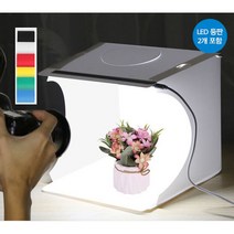 LED 포토박스 미니스튜디오 제품 셀프 사진촬영 포토부스 촬영박스 촬영조명(20cm 30cm 40cm), 포토박스 40cm