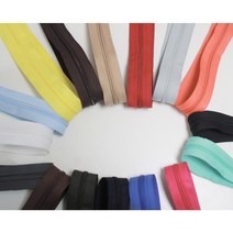 5호 롤지퍼 코일지퍼 컬러롤지퍼(5마1세트), 13.네이비, 1개