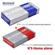 Araldite 2 파트 5 분 빠른 에폭시 접착제 오리지널 25g 크리스탈 투명 수지 가정용 시계 유리 주얼리 AB, [08] 25g1PCand39g1PC