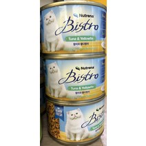 뉴트리나 비스트로 참치와 황다랑어 반려묘 사료 160g, 단품