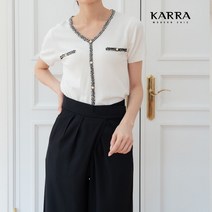 카라 KARRA 글리터브이넥니트 KB2FKN025C