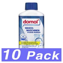 도몰 세탁기 Hygiene 클리너 Domol Waschmaschinen-Hygiene-Reiniger 250Ml 10개