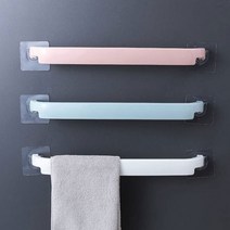지니홀딩스 접착식 다용도 수건걸이 행주걸이 고무장갑걸이, 1개, 블루