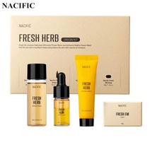 나시픽 프레쉬 허브 오리진 키트 비누 30g 토너 30ml 세럼 10ml 크림 20ml 뷰티 스킨 케어