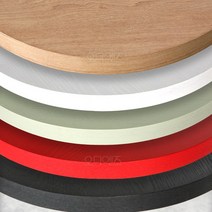 HSB201 원형600mm 무늬목 테이블상판 /교체용상품/무니목상판/원형상판/커피숍상판, 레드