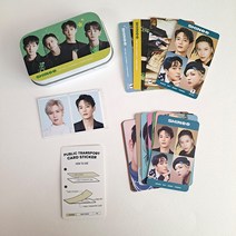 샤이니교통카드데코스티커 틴케이스SHINEE굿즈 증명사진 포토카드패키지
