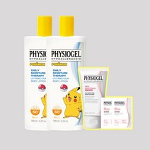 피지오겔 DMT UV 패밀리 선로션 포켓몬 피카츄 100ml SPF 50+ PA+++ 2개 + AI 마스크 AI크림 30ml 유기자차 260574, 피카츄선로션2개 +2종증정