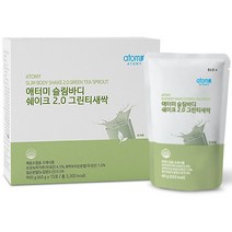 애터미 슬림바디 쉐이크 2.0 그린티새싹, 1개, 60g