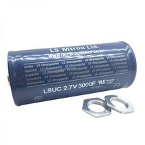 LSUC-2.7V3000F 울트라캐패시터 플랫 풋 대용량 백업 전원 공급 장치 슈퍼 커패시터 138mm x 59mm 1 개, LSUC 2.7V3000F