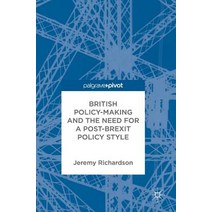 (영문도서) British Policy-Making and the Need for a Post-Brexit Policy Style Hardcover, Palgrave Pivot, English, 9783319900285