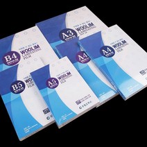 우림 라미네이팅필름 기계코팅지 A5 A4 A3 B5 B4 코팅지, A3(100MICX303X426)50매
