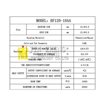 히든센서 1개/몫 정밀 저항 스트레인 게이지 BF/BHF120-10AA 120 ohm 압력 센서로드 셀 밴드 리드, 한개옵션0
