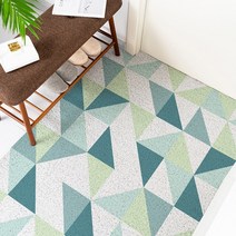 북유럽 현관 코일 매트 패턴 신발털이 신발장 코일매트 층간소음 사무실 세탁실 엘리베이터, 145x180cm개, C