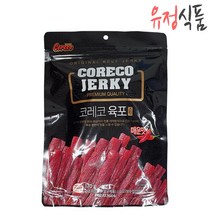 [유정식품] 코레코 육포 매운맛 스틱 170g 매콤한 육포, 1봉