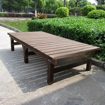 원목 평상 조립식평상 부식방지 평상마루 야외테이블 이동, B형90X90X40cm