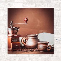 [천삼백케이] [꾸밈] pf968-아크릴액자커피향이솔솔, 1.이미지1