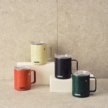 네파 아웃백 이중진공 머그컵 2P, 갤럭시블루 + 버터옐로우