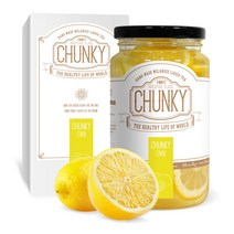 청키 레몬청 레몬차 수제청 레몬에이드 과일청, 700g, 1개, 500ml, 1개