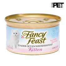 퓨리나 팬시피스트 키튼 흰살생선 85g 고양이 주식캔