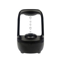 반중력 공기 가습기 500ml 초음파 미스트 물방울 역류 방지 중력 공중 부양 워터 드롭 조용한 디퓨저 사무실 침실용, 02 Black