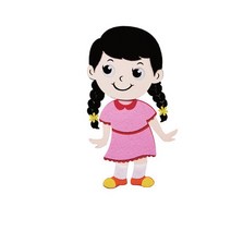 펠트 아름이 여자아이 환경판꾸미기 교실 게시판, 없음