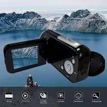 디지털캠코더 2 인치 lcd 스크린 hd 미니 사진 선물 액션 0, 검은색