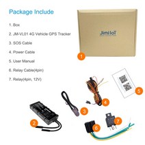 GPS 추적기 차량용 화물용 GPS 자동차GPSJimi-VL01 4G GPS 트래커 WiFi 실시간 추적 앱 웹을 통한 원격, 01 Lifitime Platform