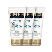 Gold Bond Healing Hydrating Cream 5.5 oz. With Aloe Immediate 24-Hour Hydration, 5.5 Oz (Pack of 3)_5.5 Ounce (