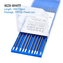 용접용접 소모품 TIG 봉 WT20 WL15 텅스텐 전극 1.6 2.4 3.2mm WP WZ8 150mm/175mm, 03 WZ8_05 3.0mm_02 175mm