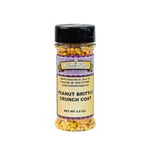 Peanut Brittle Crunch Coat Ice Cream Topping Bulk Size (4 Ounce Shaker Bottle) 땅콩 취성 크런치 코트 아이스크림 토, 1