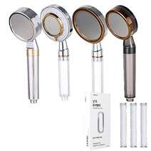 국산 수압 상승 2중 필터 샤워기 헤드 필터포함 녹물 염소 제거, 샤워기 필터100mm 3P