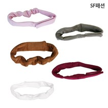 찍찍이 머리띠 미용실 헤어밴드 얼굴관리 클렌징 세수 메이크업, 자주(sfhb01)