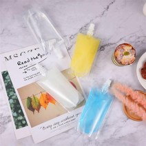 [5개] 음료 투명 스파우트 RD-10290 파우치 액상 음료팩 주스 200ml, 상세페이지 참조, 5개