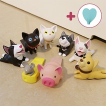 현관 도어 스토퍼 문닫힘 손끼임 문콕방지 방 문 고정 휴대용 안전 실리콘 인테리어 용품 소품, 화이트 찍찍이 + 하트후크 (문높이체크필수)