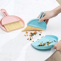 카이로스 컨퍼니 미니빗자루세트 만능빗자루 책상 틈새 사무실, 그린CM001230