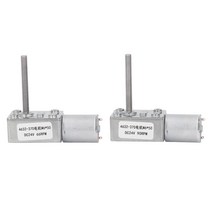 웜기어 감속기 모터 웜DC 기어드 모터 감속 알루미늄 황동 M6x50mm 소형 윈치용, 01 19000
