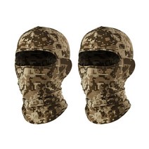 홈바내쓰 국내생산 쿨 바라클라바 넥워머 스포츠 쿨마스크 자전거 골프 오토바이 얼굴 햇빛가리개 2개, 카키