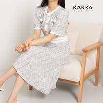 카라 KARRA 트위드골드버튼원피스_KB3MOP031A