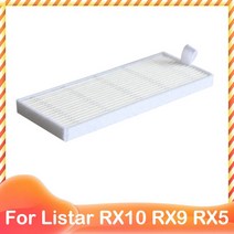 Listar RX10 RX9 RX5 로봇 진공 청소기 롤러 메인 사이드 브러시 Hepa 필터 걸레 교체 예비 부품 액세, 1 filter, 1개