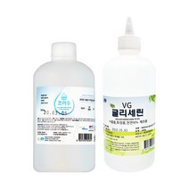 조이라이프 초순수 3차 정제수 증류수 500ml+글리세린 600g 세트