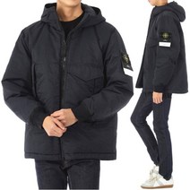 [스톤아일랜드] 22FW 와펜 오파크 나일론 트윌 후드 다운 패딩 자켓 771541421